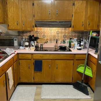 Ford Remodeling & Home Improvement - small, outdated before photo of 1967 kitchen - General Contractors Near Me Ford Remodeling & Home Improvement - small, outdated before photo of 1967 kitchen - General Contractors Near Me