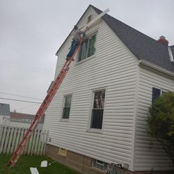 Affordable Vinyl Siding - Up high repairs
