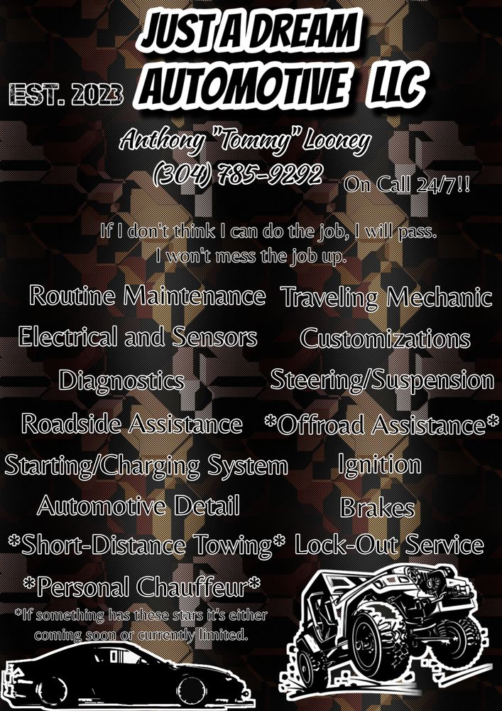 JUST A DREAM AUTOMOTIVE Updated October 2024 Request a Quote 559 Dans Branch Rd