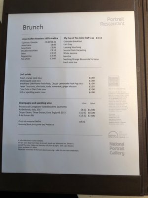 Menu photo 1 Portrait Café London, XGL