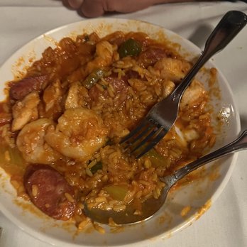 The Reef - Jambalaya. Peppery and covered in cheese. - Seafood Near Me - Saint Augustine, Florida