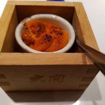 Sushi Ryusei - Seared Uni in a box - Sushi Bars Near Me - New York, New York Sushi Ryusei - Seared Uni in a box - Sushi Bars Near Me - New York, New York