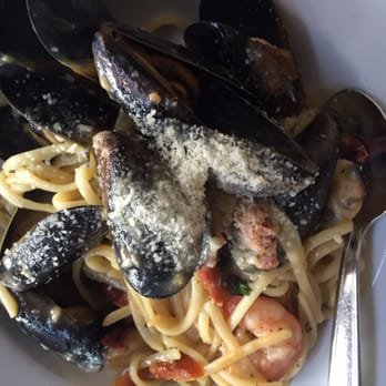 Asena Restaurant - Linguine with prawns, mussels, tarragon seafood broth - Mediterranean Near Me - Alameda, California Asena Restaurant - Linguine with prawns, mussels, tarragon seafood broth - Mediterranean Near Me - Alameda, California