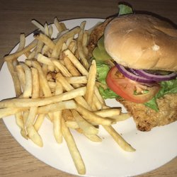 The Silver Anchor Diner - Breaded Pork Tenderloin sandwich