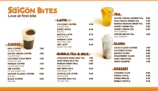 Menu photo 4 Saigon Bites Burnaby, BC Menu photo 4 Saigon Bites Burnaby, BC