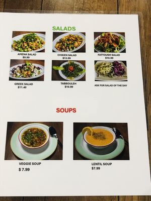 Menu photo 4 Amena Cafe Las Vegas, NV