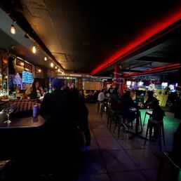 Indoor bar area
