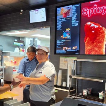 McDonald's - Blue is the manager, the women is the worker - Fast Food Near Me - Madison, Wisconsin McDonald's - Blue is the manager, the women is the worker - Fast Food Near Me - Madison, Wisconsin