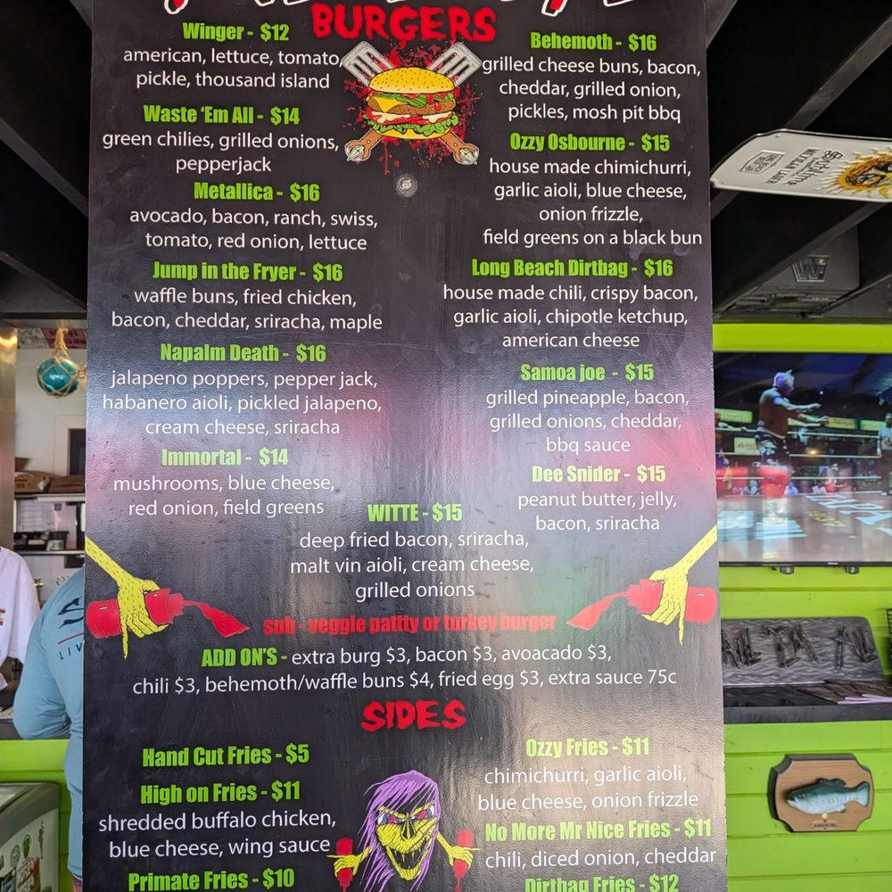 Grill 'Em All - Menu - Burgers Near Me - Long Beach, California