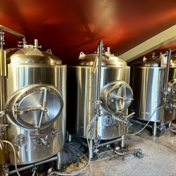 Sisu Beer - Metal Fermentation Tanks