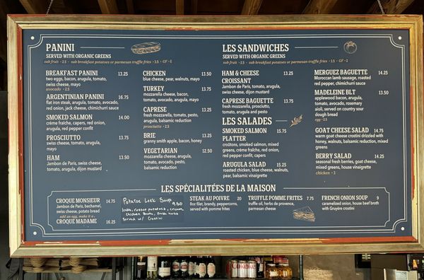 Menu photo 4 Cafe Madeleine San Diego, CA
