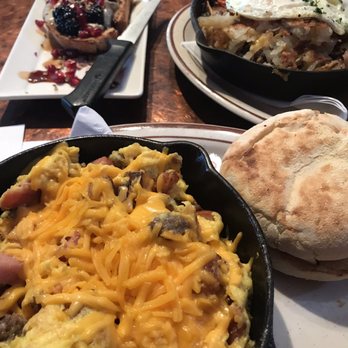 One Street Down Cafe - Manscramble (I added gravy and it was crazy good) - Breakfast & Brunch Near Me - Redmond, Oregon