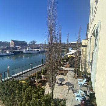 Delamar Greenwich Harbor Hotel - View from room 106 - Hotels Near Me - Greenwich, Connecticut Delamar Greenwich Harbor Hotel - View from room 106 - Hotels Near Me - Greenwich, Connecticut