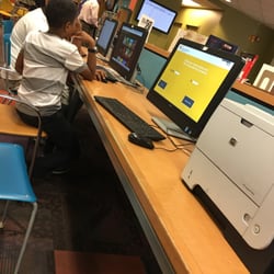 Queens Public Library - Lefferts - Computers section