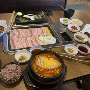 Baps - Samgyupsal / Pork Belly and Budae Jeongol / Army Stew - Korean Near Me - East Lansing, Michigan Baps - Samgyupsal / Pork Belly and Budae Jeongol / Army Stew - Korean Near Me - East Lansing, Michigan