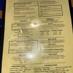 Mikie's Pub - Menu