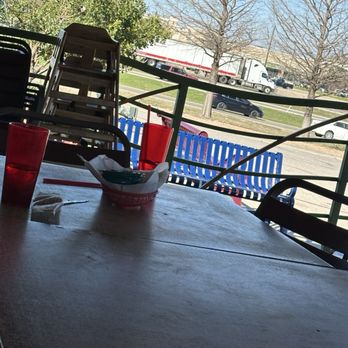 Chuy's - Sorry but very gross to look at old food & dirty tables for our whole mealtime - Tex-Mex Near Me - Waco, Texas