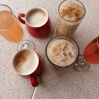 Red Maple - Drinks! -Mimosas -Lattes -Iced Chai Latte -Horchata cocktail - Cafes Near Me - Los Angeles, California Red Maple - Drinks! -Mimosas -Lattes -Iced Chai Latte -Horchata cocktail - Cafes Near Me - Los Angeles, California