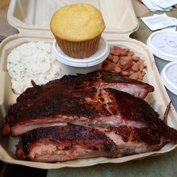 Gorilla Barbeque - Gorilla Barbeque Ribs and Beef Brisket woth Potato Salad, Beans, and Cornbread - Barbeque Near Me - Pacifica, California Gorilla Barbeque - Gorilla Barbeque Ribs and Beef Brisket woth Potato Salad, Beans, and Cornbread - Barbeque Near Me - Pacifica, California