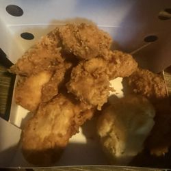 Krispy Krunchy Chicken - 4 piece tenders meal instead of my 4 piece dark chicken meal with side of rice & beans and jambalaya.