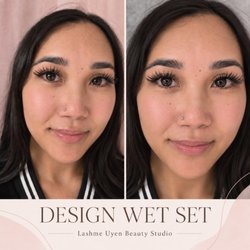 LASHME Uyen Beauty Studio - Design wet set customized to your eyes using camilia lashes and special curls to gives your eyes the most beautiful lashes
