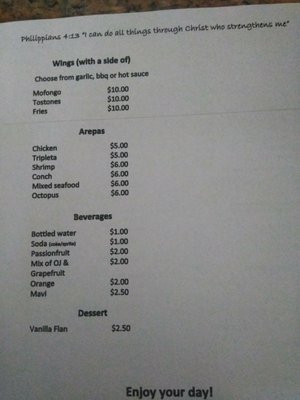 Menu photo 4 El Super Mofongo Resbaloso Palm Bay, FL