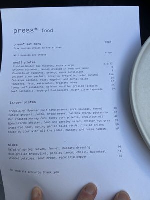 Press* Food & Wine by null