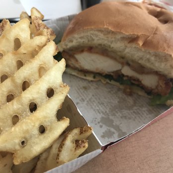 Chick-fil-A - Spicy Chicken Sandwich Deluxe - Fast Food Near Me - Destin, Florida