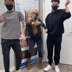 James Charles and Drew Dancing after their EmSculpt Treatments!!