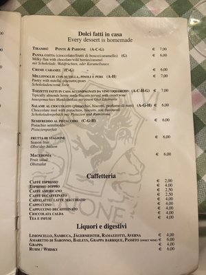 Menu photo 1 Ponte e Parione Rome, RM