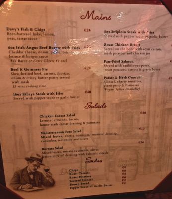 Menu photo 1 Davy Byrnes Dublin, D
