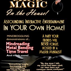 Mind Magic In The House - The same show I present at top Canadian resorts is now available to Edmonton audiences!
