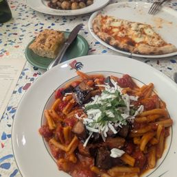 Pasta alla norma, pollo marsala