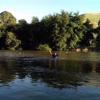 Hart Memorial Park - Me swimming in Hart parks pond - Parks Near Me