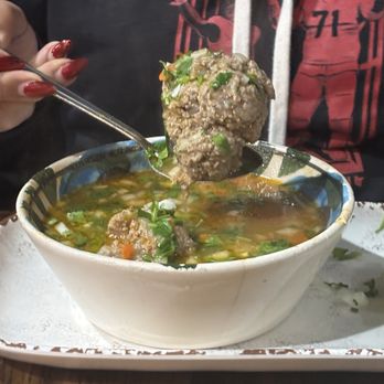 Dos Botellas - Albondigas soup the best meatball soup we have had. - Mexican Near Me - American Canyon, California