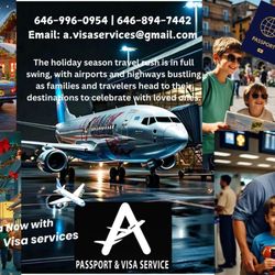 A-Passport & Visa Services - Ready to Travel This Holiday Season? We've Got Your Passport and Visa Needs Covered! 

The holiday season is just around the corner.