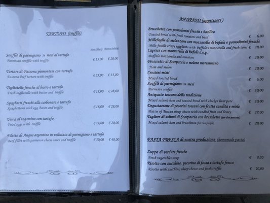Menu photo 4 La Falterona Florence, FI