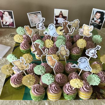 Scrumptious Cupcakes and Sweetery - Ordered delicious Blackberry lime cupcakes for my bff's baby shower.  We added the cake toppers ourselves. - Cupcakes Near Me