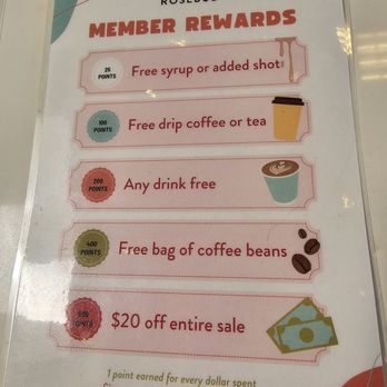 Rosebud Coffee - Rewards menu - Coffee & Tea Near Me - Pasadena, California Rosebud Coffee - Rewards menu - Coffee & Tea Near Me - Pasadena, California
