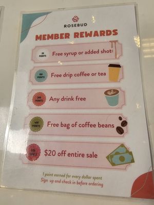 Menu photo 4 Rosebud Coffee Pasadena, CA