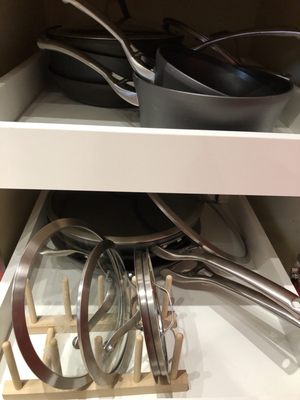Photo of Ez Roll-Out Drawers - Las Vegas, NV, US. After frying pans
