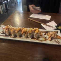 Crunchy California roll Crunchy California roll