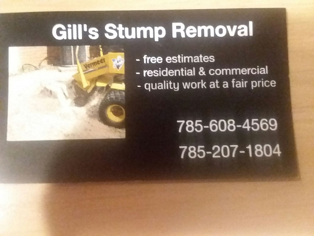 Gill's Stump Removal - tree service in Topeka, KS