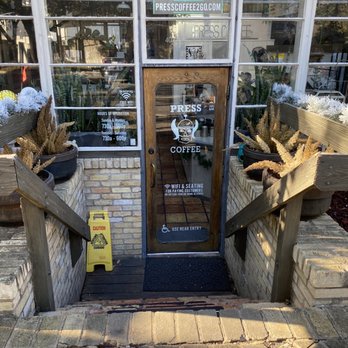 PRESS Coffee - front door - Coffee & Tea Near Me - San Antonio, Texas PRESS Coffee - front door - Coffee & Tea Near Me - San Antonio, Texas