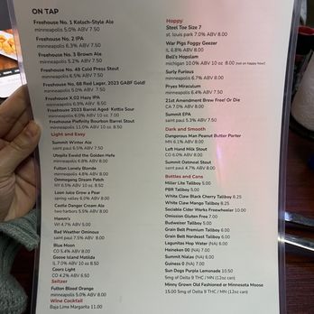 Groveland Tap - Drink menu - American Near Me - St. Paul, Minnesota Groveland Tap - Drink menu - American Near Me - St. Paul, Minnesota