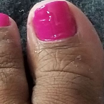 Organic Nail Bar 2 - My sloppily done toes with uneven filing. - Nail Salons Near Me - Jurupa Valley, California Organic Nail Bar 2 - My sloppily done toes with uneven filing. - Nail Salons Near Me - Jurupa Valley, California
