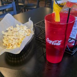Odie's Bar & Grill - Popcorn basket.