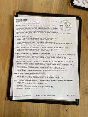 Menu photo 6 Decker Kitchen Agoura Hills, CA