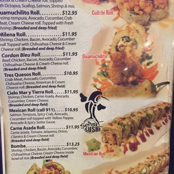 Senor Sushi - Very unique menu:) - Japanese Near Me - Phoenix, Arizona Senor Sushi - Very unique menu:) - Japanese Near Me - Phoenix, Arizona