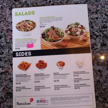 Bonchon South West Las Vegas - Menu page 4.. anything with a sticker is not available yet - Chicken Wings Near Me - Las Vegas, Nevada Bonchon South West Las Vegas - Menu page 4.. anything with a sticker is not available yet - Chicken Wings Near Me - Las Vegas, Nevada